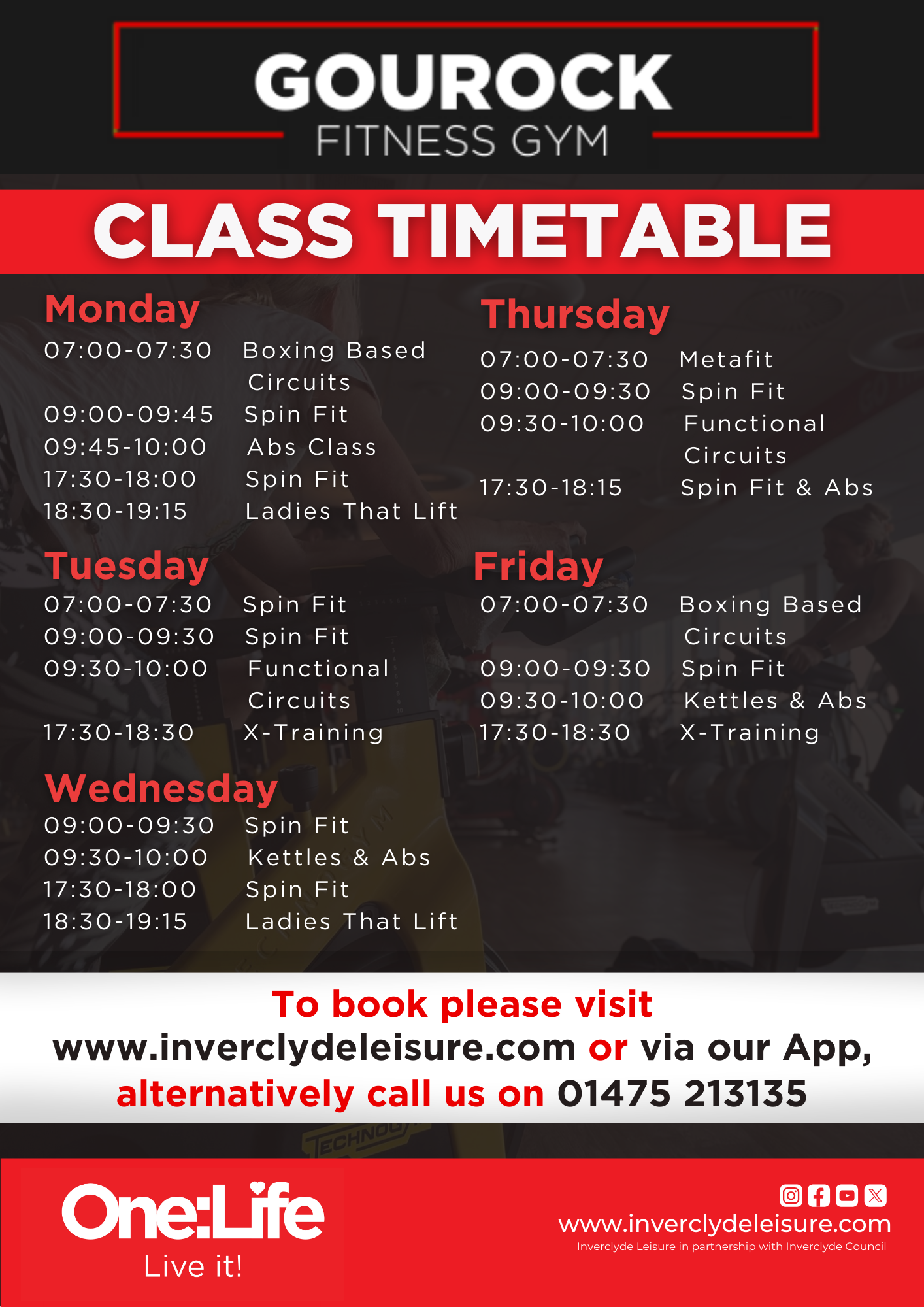 Gourock Timetable Nov 23